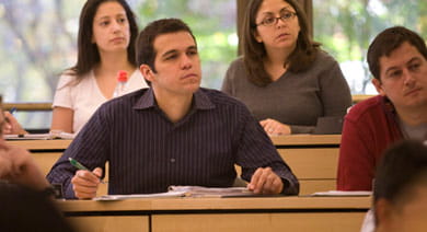 Kellogg Students in class