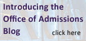 Introducing the office of admissions blog