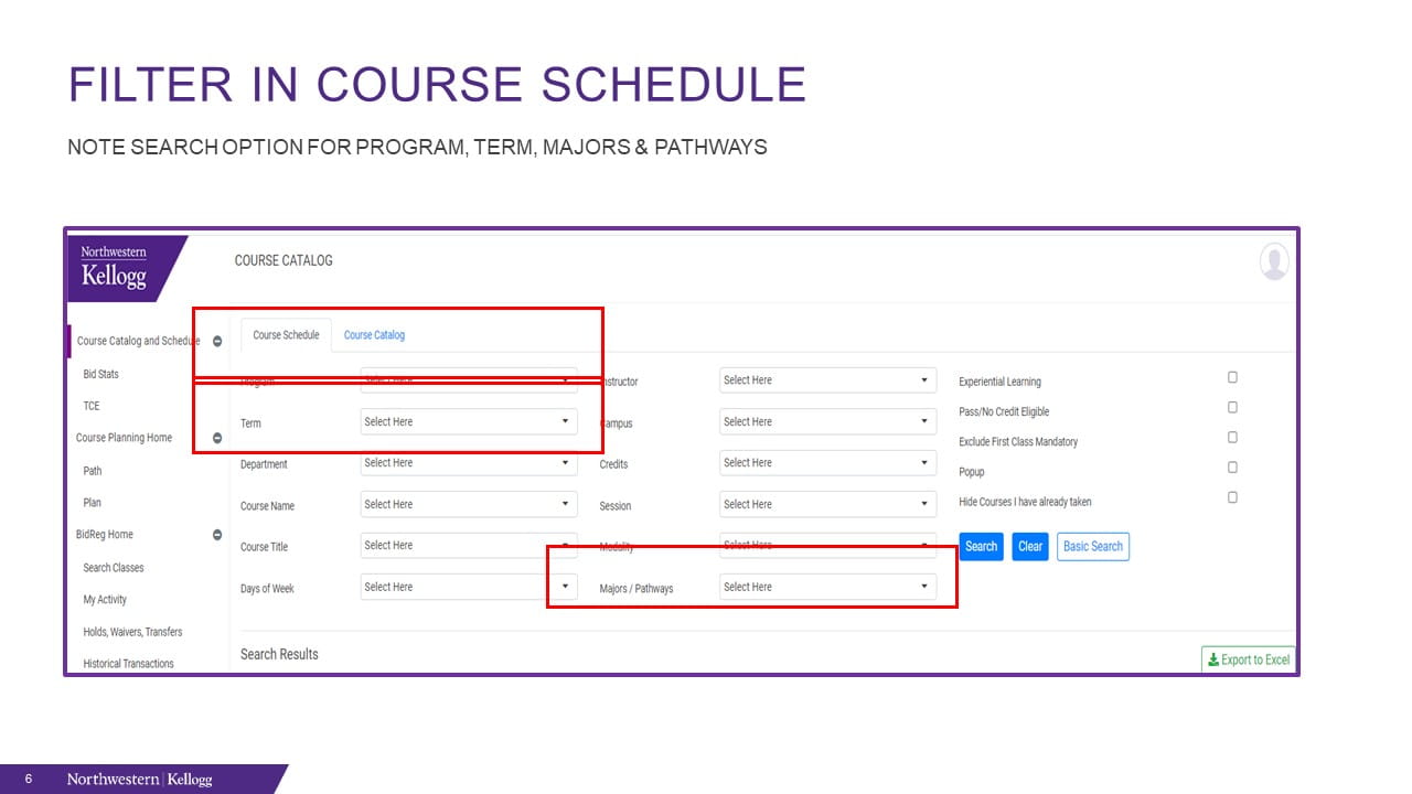 Course Planning Kellogg School of Management  Northwestern University