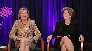 Denise Morrison and Maggie Wilderotter