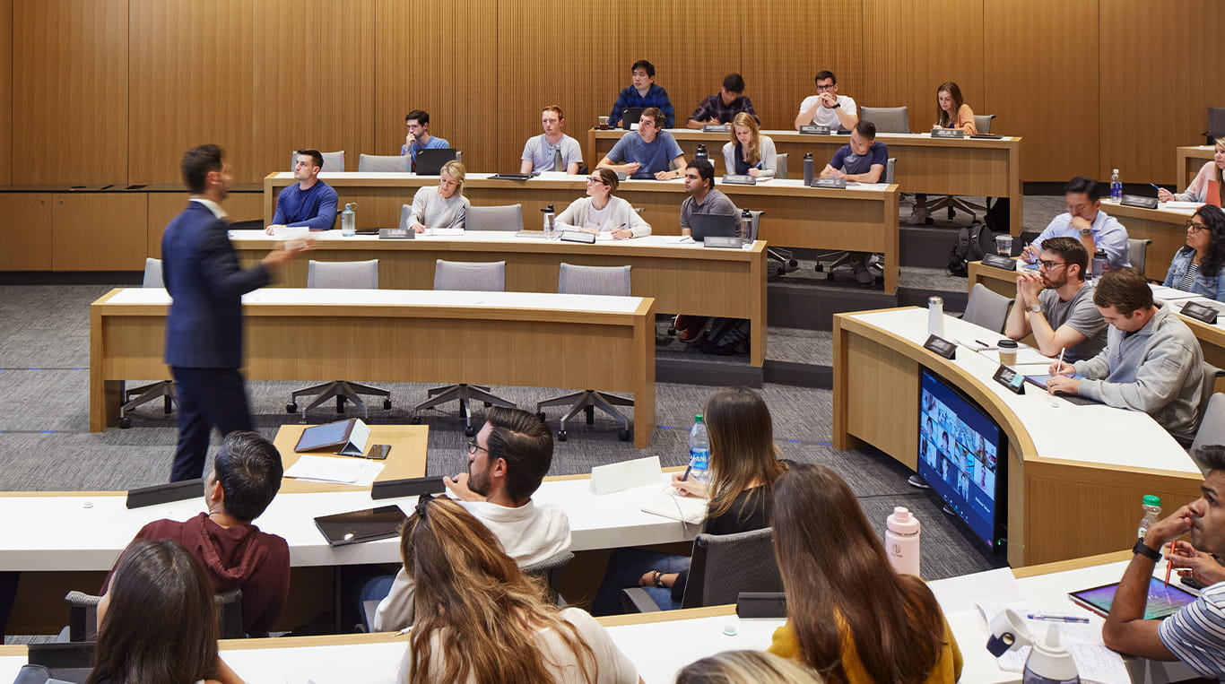 Students in a lecture hall