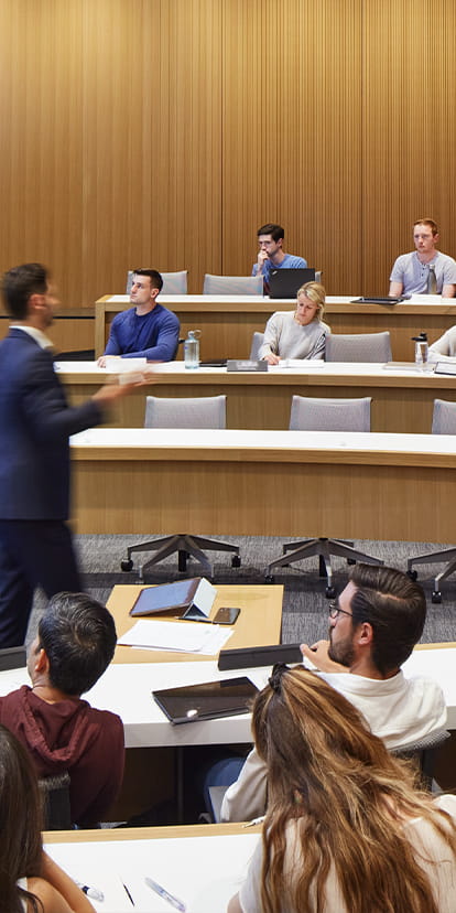 Students in a lecture hall