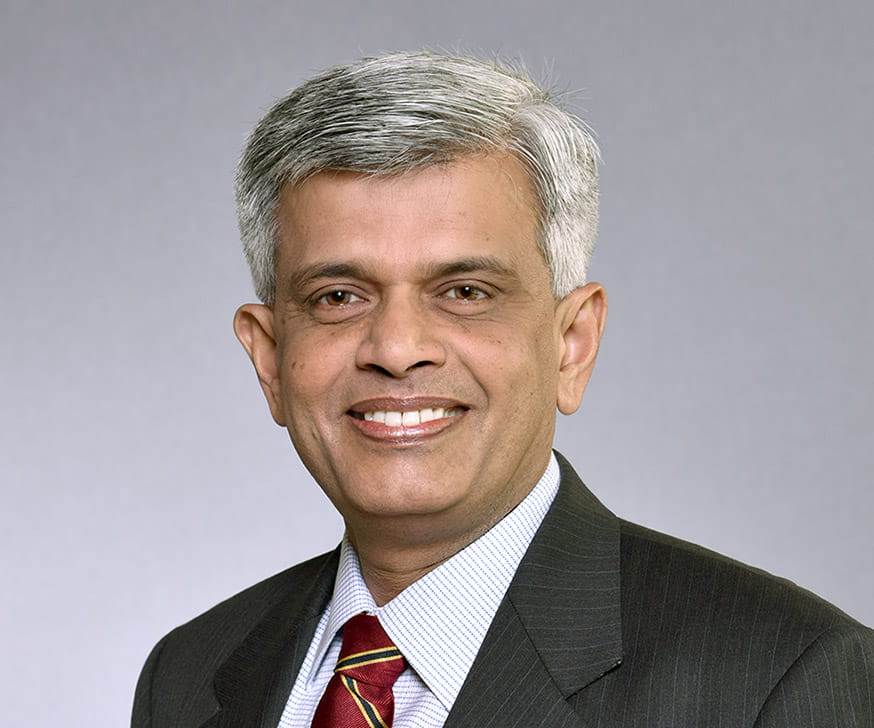 Portrait of Swaminathan Sridharan, Faculty at the Kellogg School of Management