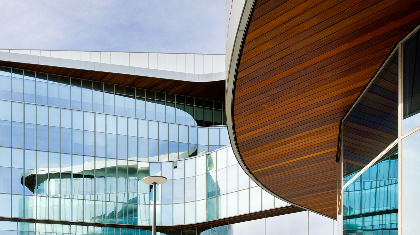 View of the Global Hub at the Kellogg School of Management in Evanston