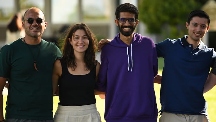 Margaret with some of her MBA peers during Culture Camp in Michigan