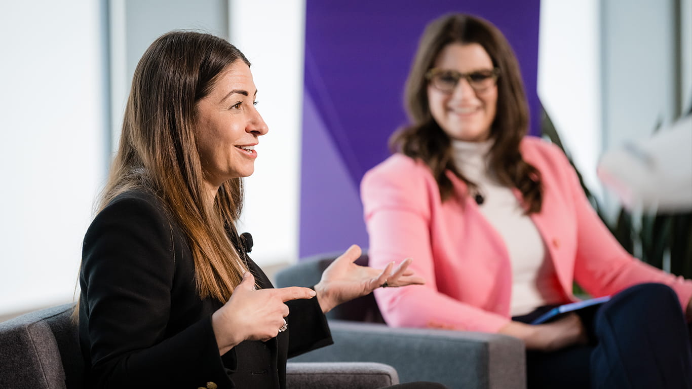 Liz Williams ’04 MBA is a four-time CEO and recently visited Kellogg to share more about her career journey and lessons learned along the way with a group of MBA students.