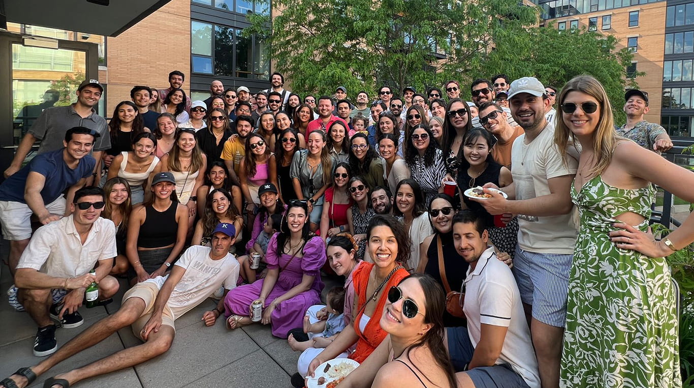 A group photo of K-Latam members during a 2024 social gathering