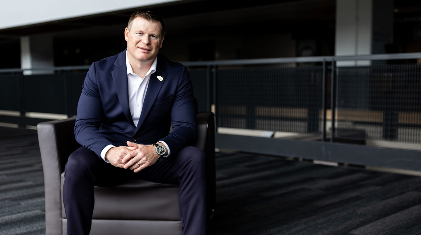 Chad Brinker, who is president of football operations for the Tennessee Titans, received his MBA through the Executive MBA Program at Kellogg