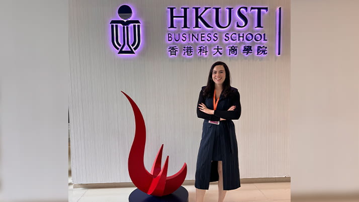 A Kellogg EMBA student at a partner campus: HKUST School of Business and Management – Hong Kong University of Science and Technology