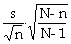 correction factor