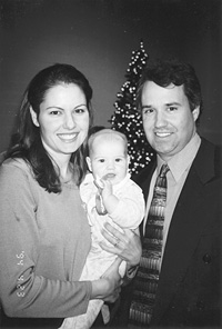 Kris and D.J. Mehigan with baby Elyse Karen