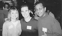 Sue Ficek, Darin Prado and Joro Ayenew