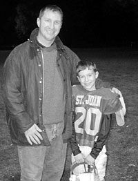 Kellogg Alum Fred O'connor and son