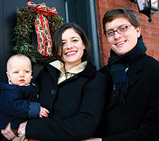 Bethany (Wenner) and Van Crocker (both '01) with son Percy ("Van") Vandorn Crocker III