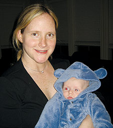 Erica (Fleischmann) Norton '01 with son Aidan Michael Norton