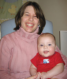 Jill Carter '02 and son Liam David Carter