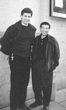 Adnan Rukieh '85 (left) with Spiro Rombotis '85