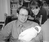 Cathy and Jeff Hess, with Andrew Jeffrey