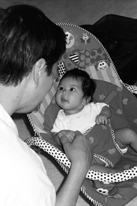 Chris Tomseth with daughter Angelina Noelle