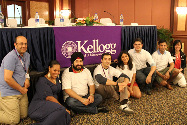 Pictured from left to right: Raj Chinai ’04, India Club president, Harsh Kohli ’08, vice president, Kunjai Modi ’08, assistant secretary, Tunir Chatterjee ’04, secretary, and Prerak Sethi ’09, treasurer