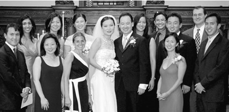 Julie Cheng '01 wedding