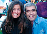 Charlie Frankel '90 with girlfriend Stephanie