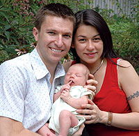 Christie and Tom Barrett (both '01) welcomed son, Kai, on August 17.