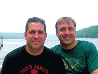 Mike Rafi and Ron Keating of EMP-60 enjoy fishing in Maryland.