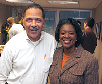 Vennie Lyons '72 and Sarah Francis